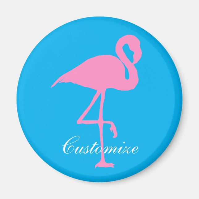 Pink Flamingo Thunder_Cove Magnet (Front)