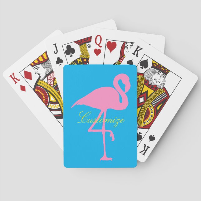 Pink Flamingo Thunder_Cove Playing Cards (Back)