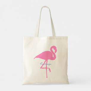 Pink Flamingo Thunder_Cove Tote Bag