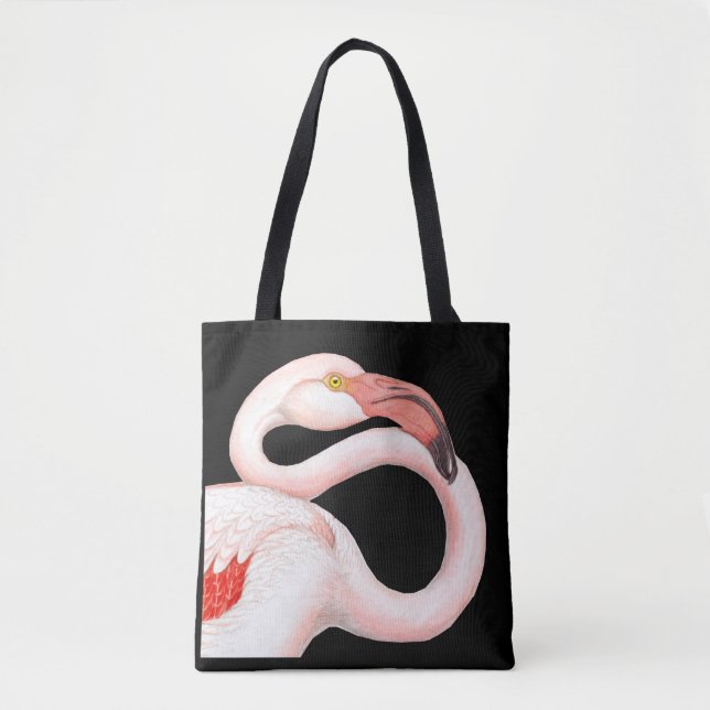 Pink Flamingo Tote Bag (Front)