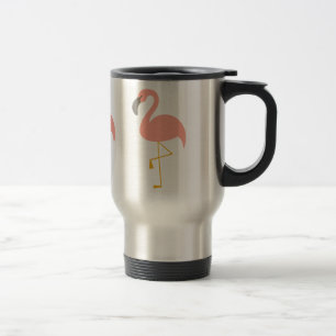 Pink Flamingo Travel Mug