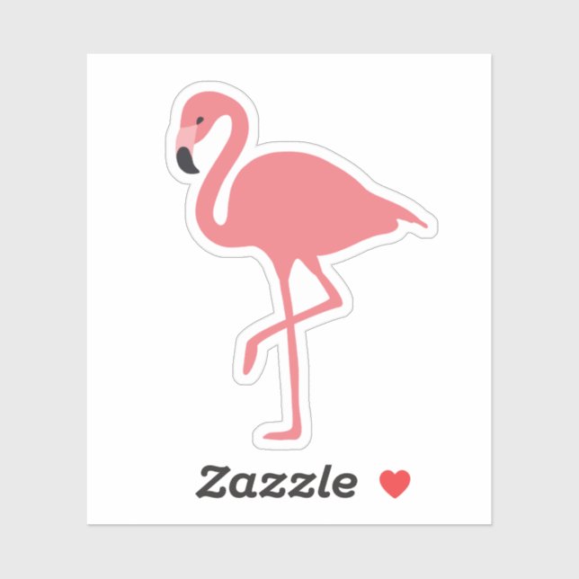 Pink Flamingo Tropical Bird (Sheet)