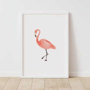 Pink Flamingo Tropical Nursery Decor