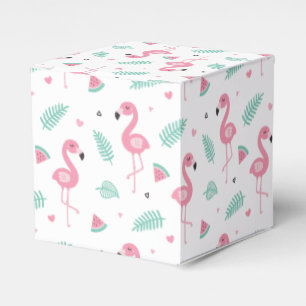 Pink Flamingo Tropical Summer Vibes Party Favours Favour Box
