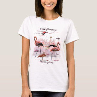Pink Flamingo Typography | Customised T-Shirt