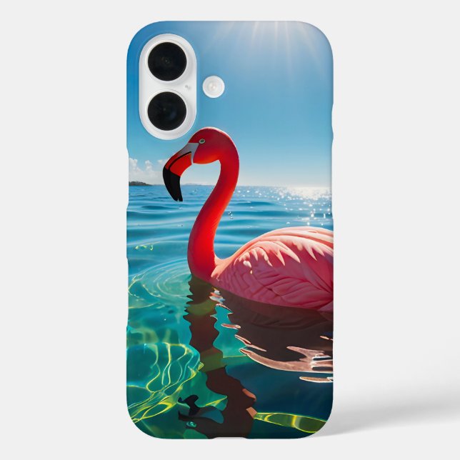 Pink Flamingo Under The Sky Case-Mate iPhone Case (Back)