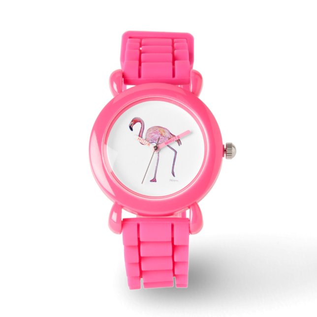 Pink Flamingo Watch (Front)