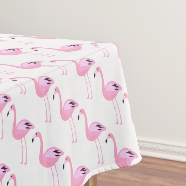 Pink Flamingos 2 2 Tablecloth (In Situ)