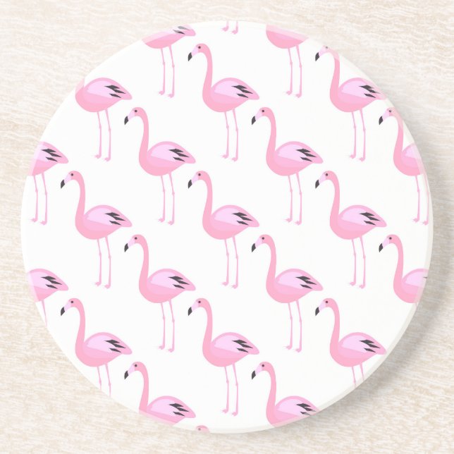 Pink Flamingos 2 Coaster (Front)