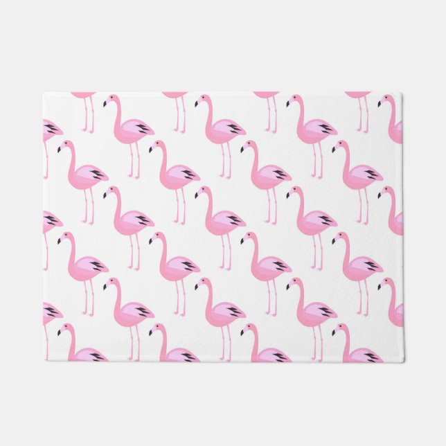 Pink Flamingos 2 Doormat (Front)