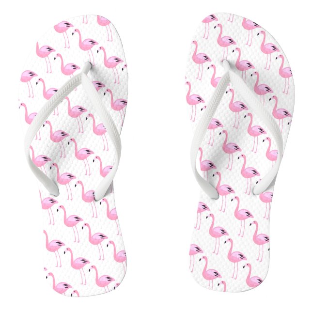 Pink Flamingos 2 Thongs (Footbed)