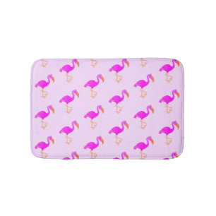 Pink Flamingos Bath Mat