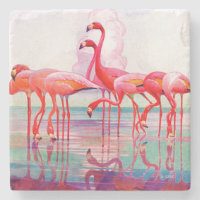 Pink Flamingos by Francis Lee Jaques
