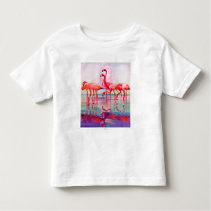 Pink Flamingos by Francis Lee Jaques Toddler T-Shirt