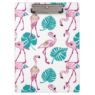 Pink Flamingos Clipboard