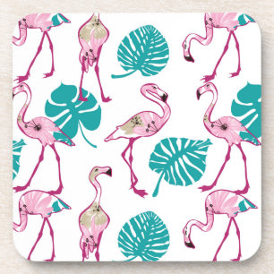 Pink Flamingos Coaster