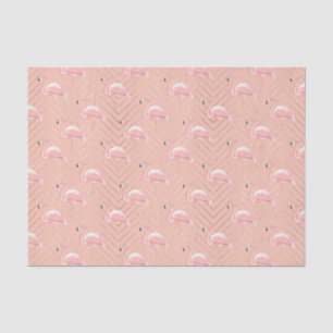 Pink Flamingos (Design 13 Pink Series) Tissue Paper