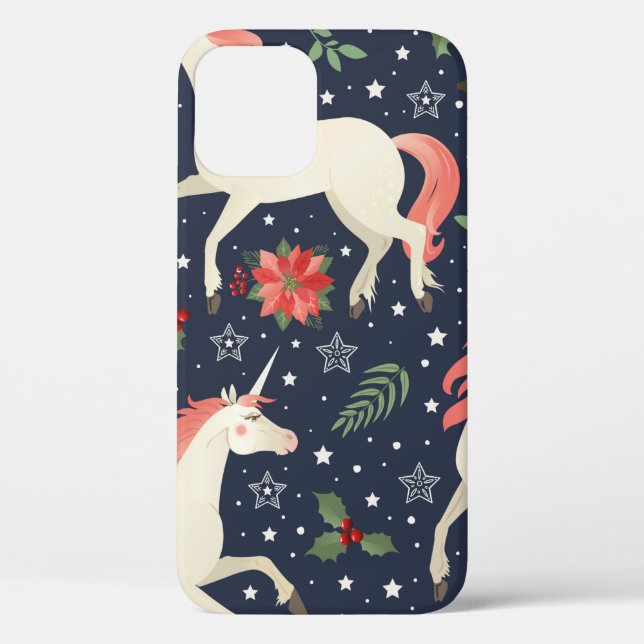 Pink flamingos, exotic birds, pineapples, tropical Case-Mate iPhone case (Back)