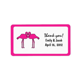 Pink Flamingos Favour Tags