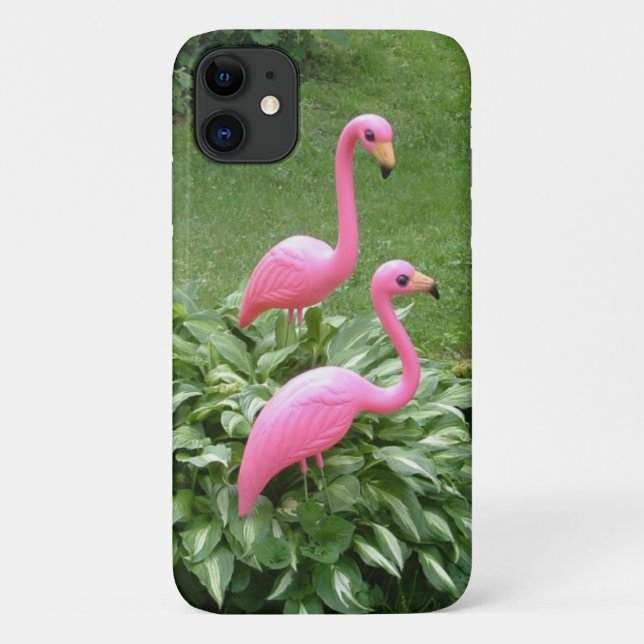 PINK FLAMINGOS iPhone 11 case (Back)
