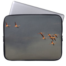Pink Flamingos Laptop Sleeve