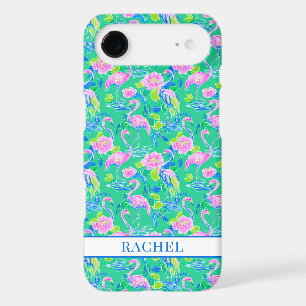 Pink Flamingos Monogrammed