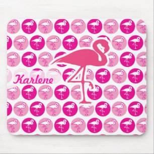 Pink Flamingos Mouse Pad