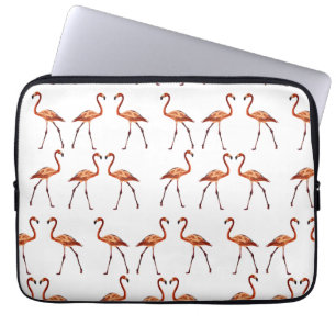 Pink Flamingos Neoprene Laptop Sleeve 13"