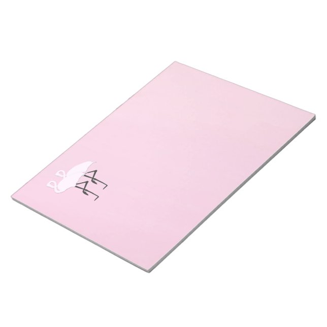 Pink Flamingos Notepad (Angled)