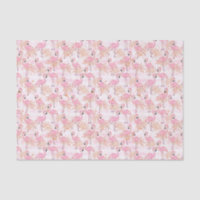 Pink Flamingos & Palm Trees