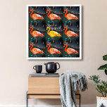 Pink Flamingos Photo Dare to be Different Script Poster<br><div class="desc">I love how flamingos stand out from all other birds. “Dare to be different” whenever you gaze at this stylish, stunning photo poster of bright orange pink flamingos & one daring yellow one sunning themselves on a warm summer’s day. Makes a great uplifting and inspirational gift! You can easily personalise...</div>