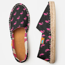 Pink Flamingos Polka Dots