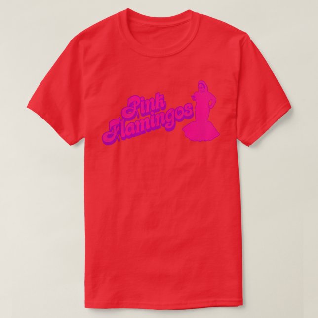 Pink Flamingos T-Shirt (Design Front)