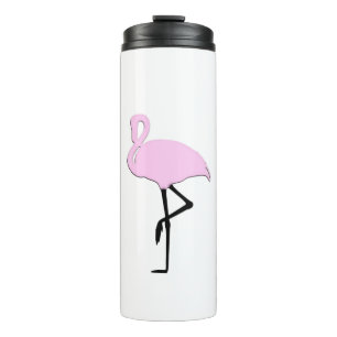 Pink Flamingos Thermal Tumbler