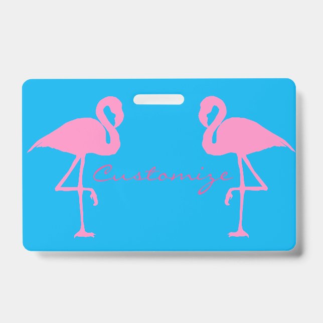 Pink Flamingos Thunder_Cove ID Badge (Front)