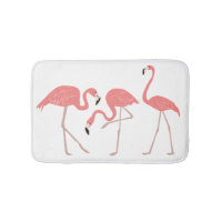 Pink Flamingos Tropical Whimsy