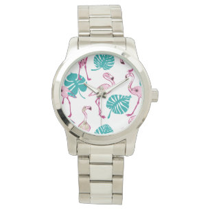 Pink Flamingos Watch
