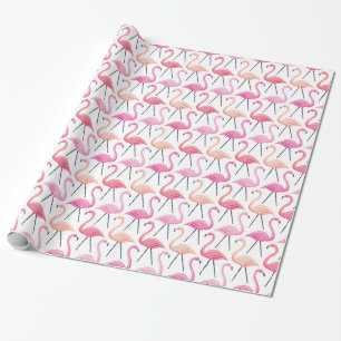 Pink Flamingos Wrapping Paper