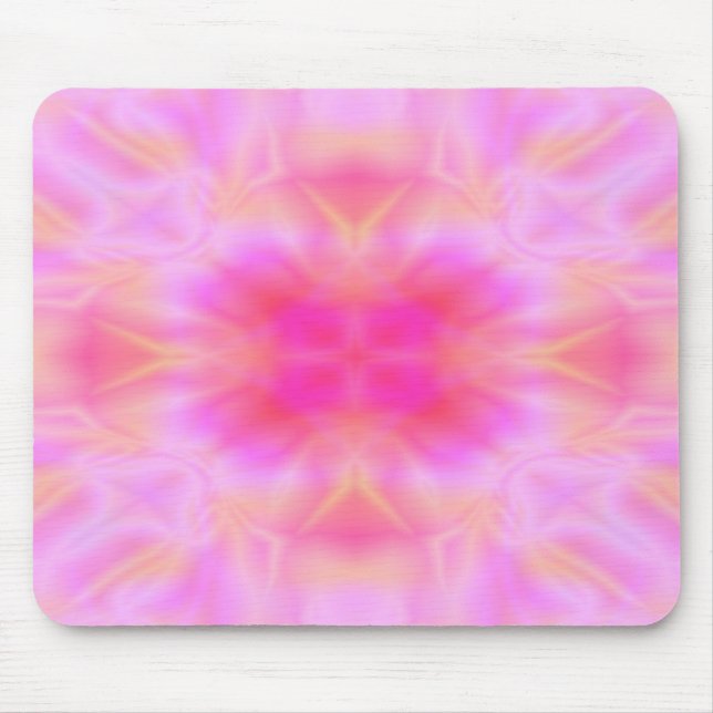 Pink Flare Mouse Pad (Front)