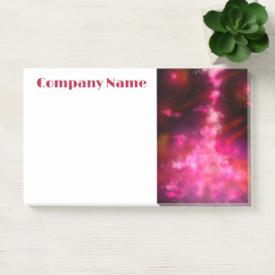 Pink Flare  Night Sky Post-It Notes