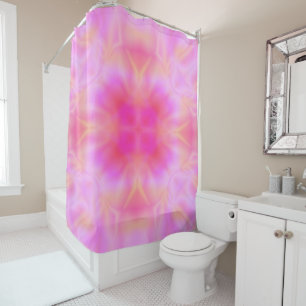 Pink Flare Shower Curtain