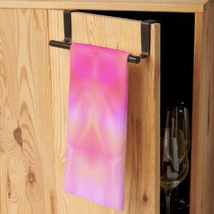 Pink Flare Tea Towel