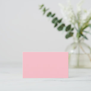 Pink Flat Place Card