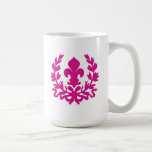 Pink Fleur de Lis...mug Coffee Mug