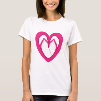 pink flip flop design 2 T-Shirt