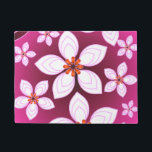 Pink Floral Abstract Pattern | Aesthetic Flower Ar Doormat<br><div class="desc">A soft pink abstract floral pattern featuring aesthetic botanical flowers in a modern feminine style. This elegant design is perfect for spring lovers, floral enthusiasts, and anyone who enjoys delicate botanical art. Ideal for gifts, stationery, apparel, and home decor with a romantic floral vibe. Great for spring, cottagecore aesthetic, feminine...</div>