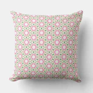 Pink Floral Artistic Abstract Pattern Cushion