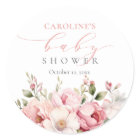 Pink Floral Baby In Bloom Girl Baby Shower