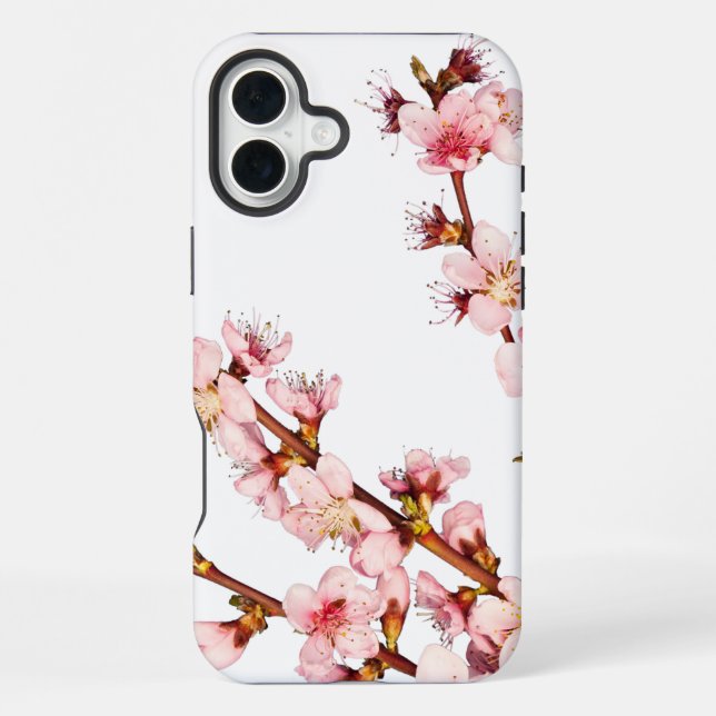 Pink Floral Background  iPhone Case (Back)