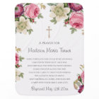 Pink Floral | Baptism Prayer 